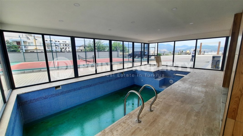 Стильная квартира с видом на море, Демирташ, Алания.-id-8139-фото-11