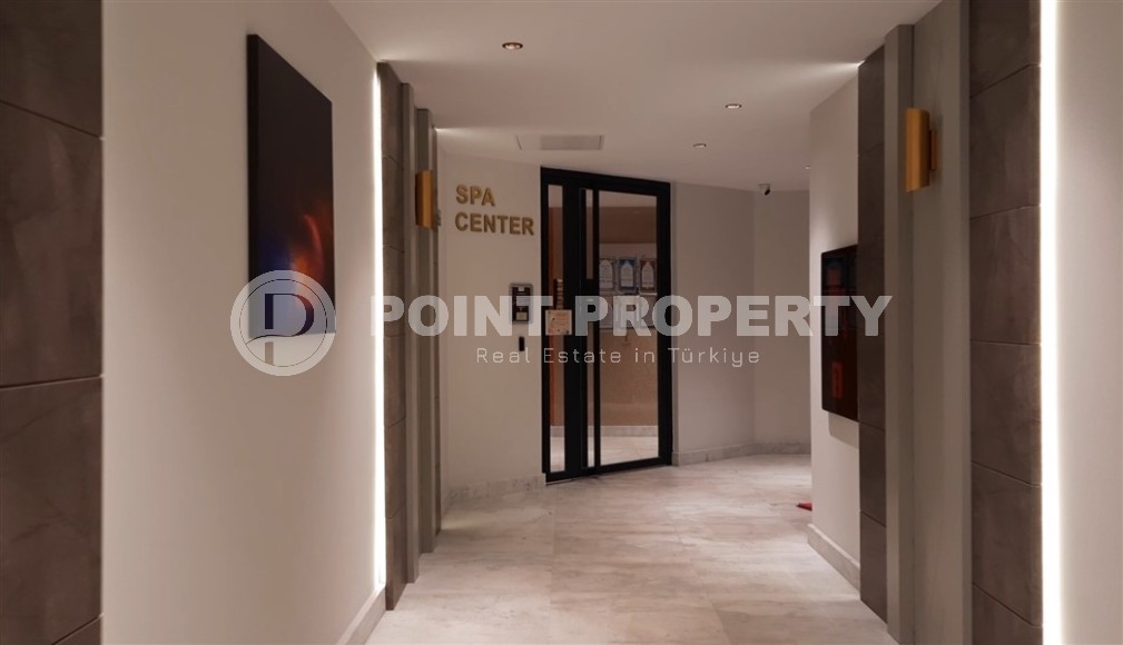 Уютная квартира с видом на море и инфраструктурный комплекс в Махмутларе, Алания.-id-8141-фото-8