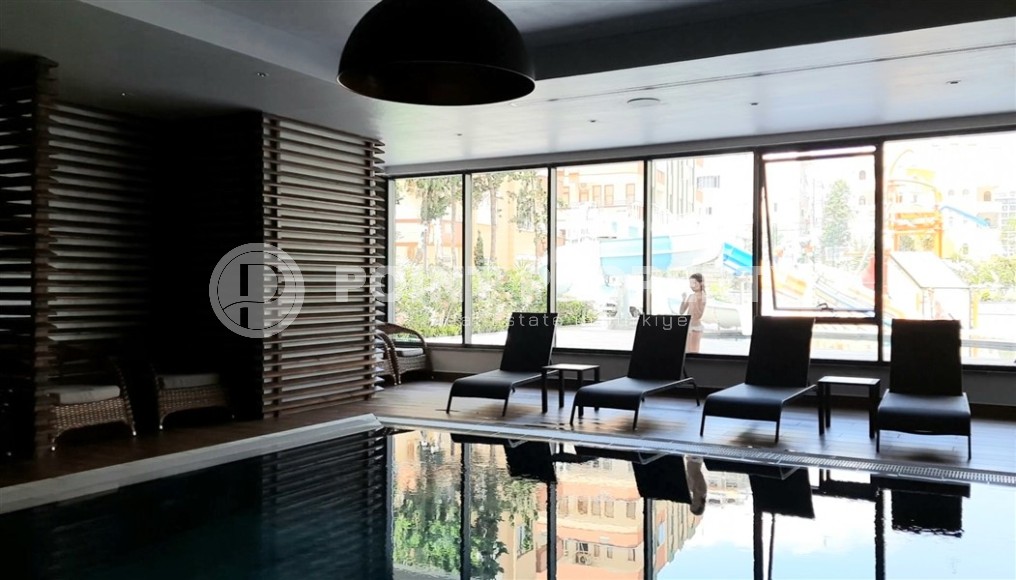 Уютная квартира с видом на море и инфраструктурный комплекс в Махмутларе, Алания.-id-8141-фото-20