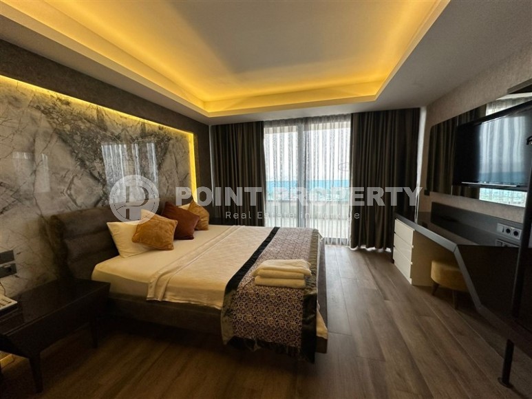 Компактная квартира с потрясающим видом на море в районе Конаклы-id-8160-photo-2