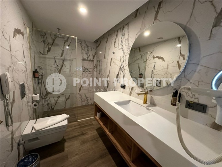 Компактная квартира с потрясающим видом на море в районе Конаклы-id-8160-photo-10