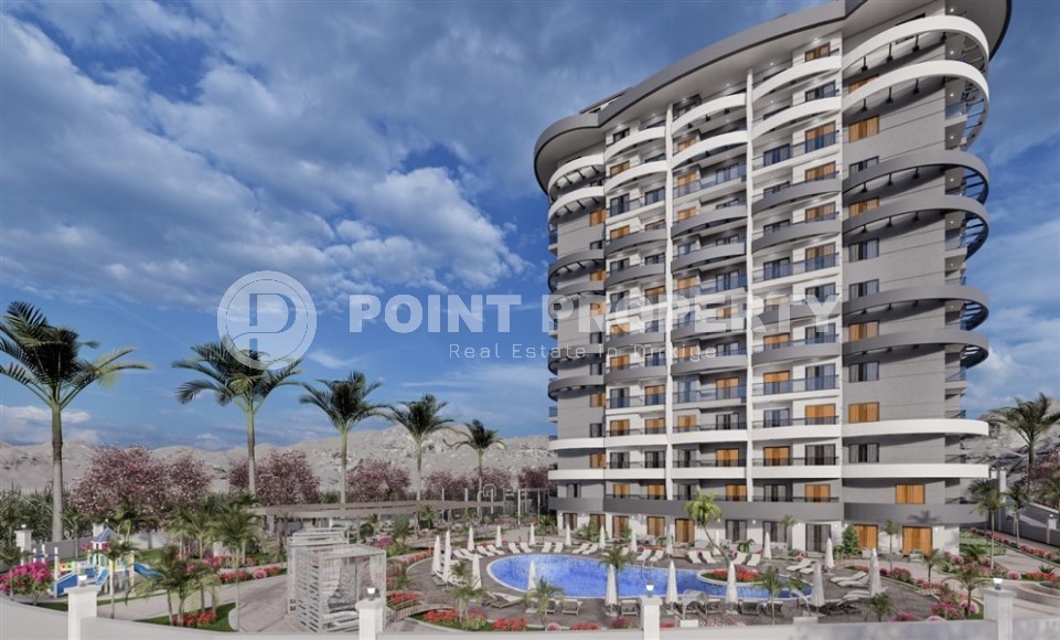 Квартира в Махмутларе всего в 750 метрах от моря. Дом с инфраструктурой-id-8169-photo-2