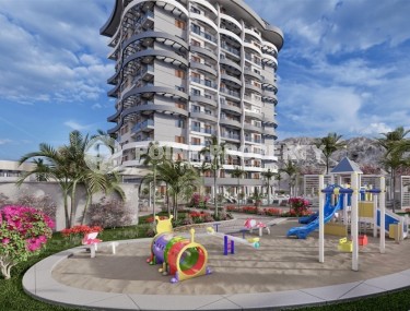 Квартира в Махмутларе всего в 750 метрах от моря. Дом с инфраструктурой-id-8169-photo-3