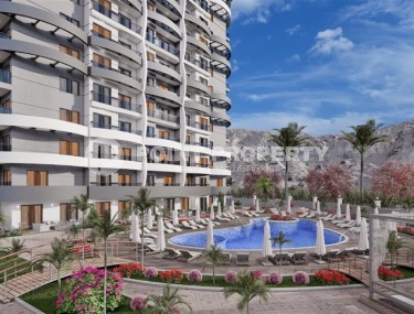 Квартира в Махмутларе всего в 750 метрах от моря. Дом с инфраструктурой-id-8169-photo-5