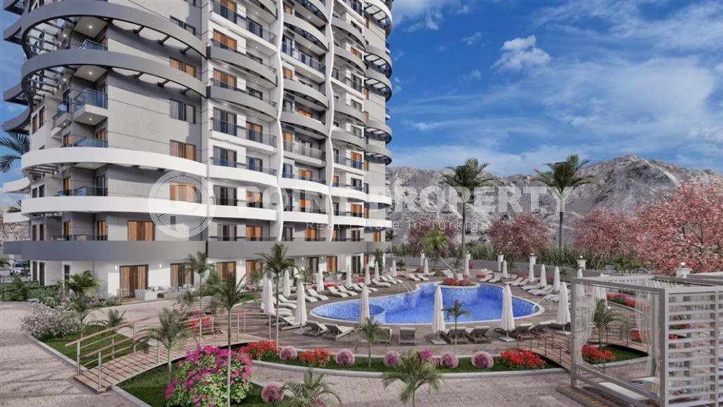 Квартира в Махмутларе всего в 750 метрах от моря. Дом с инфраструктурой-id-8169-photo-5