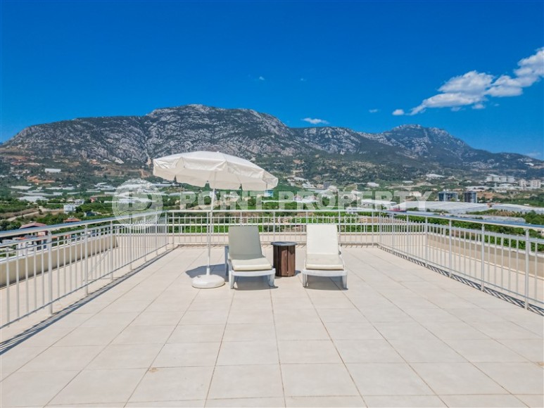 Квартира в Махмутларе для большой семьи в комплексе с бассейном-id-8174-фото-16