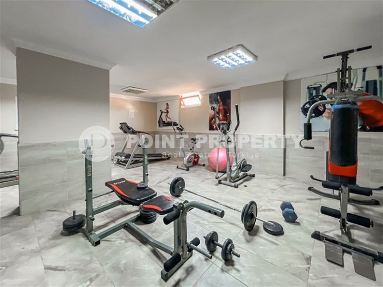 Квартира в Махмутларе для большой семьи в комплексе с бассейном-id-8174-фото-17