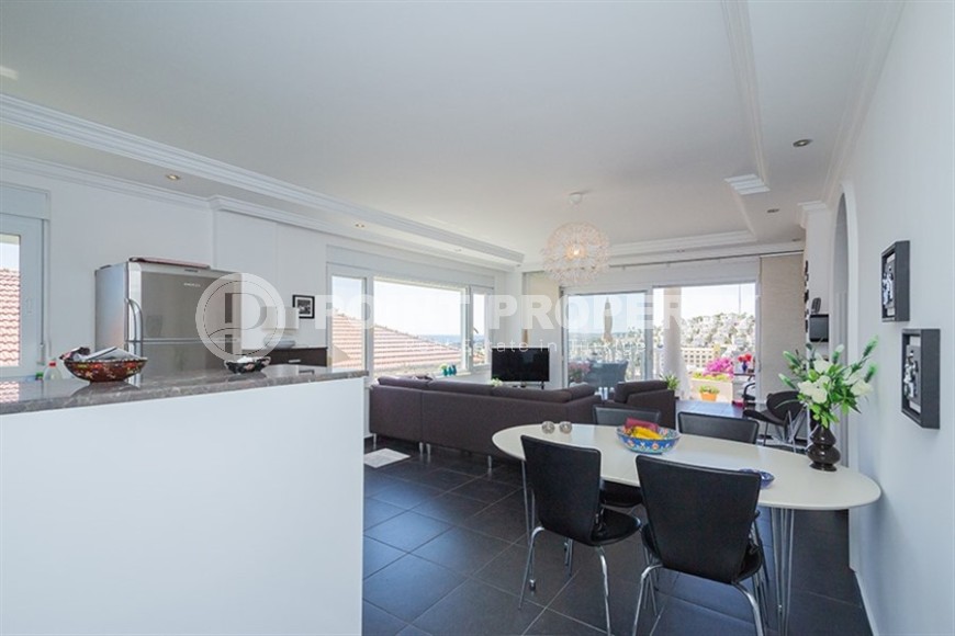 Роскошная квартира 2+1 с собственным садом и видом на море в Конаклы-id-8177-фото-5