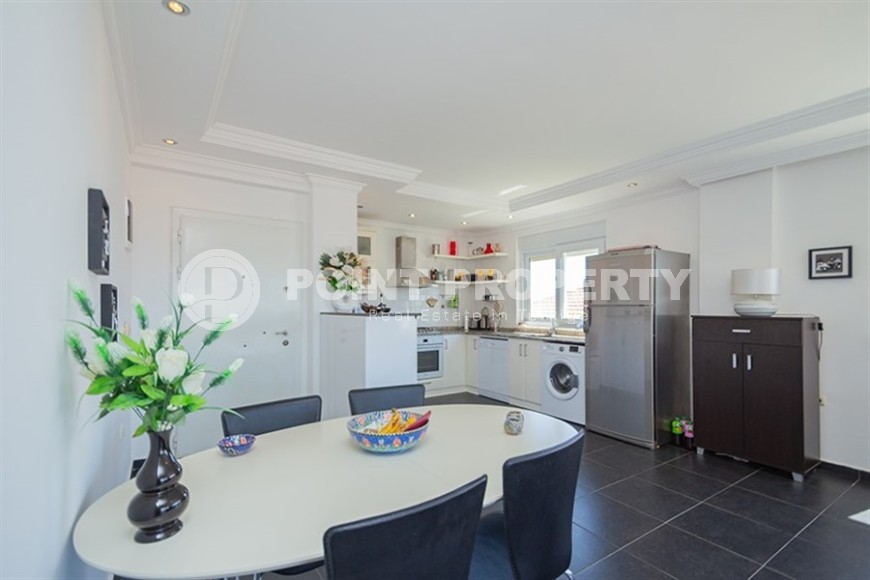 Роскошная квартира 2+1 с собственным садом и видом на море в Конаклы-id-8177-фото-6