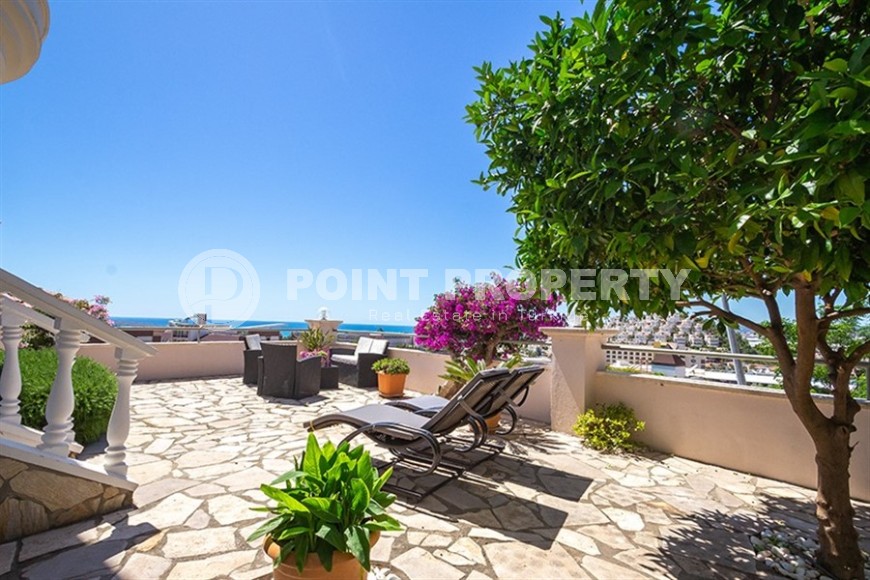 Роскошная квартира 2+1 с собственным садом и видом на море в Конаклы-id-8177-фото-7