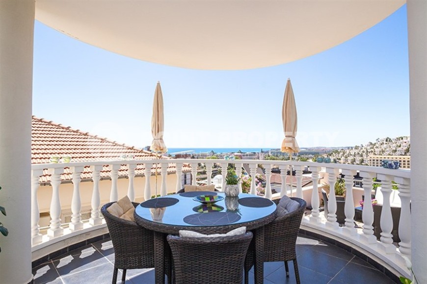 Роскошная квартира 2+1 с собственным садом и видом на море в Конаклы-id-8177-фото-18