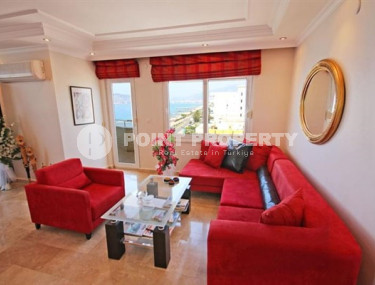 Пентхаус с тремя спальнями, 230м², с видом на Аланийскую крепость в центре района Тосмур, Алания-id-1640-фото-4