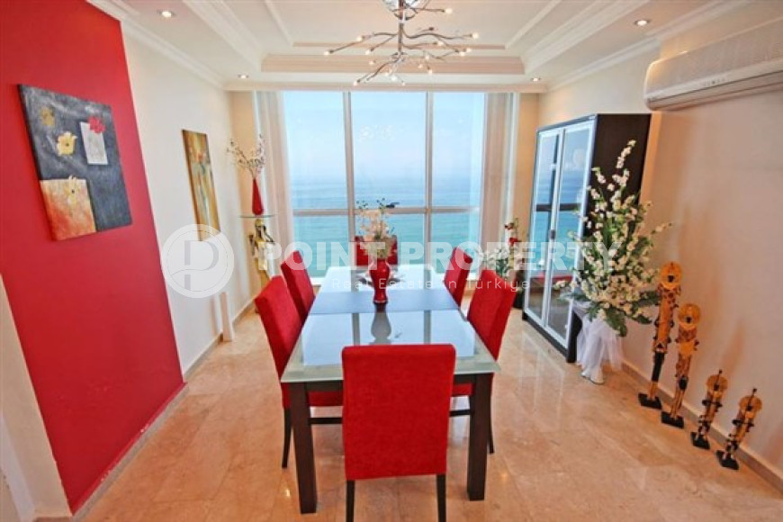 Пентхаус с тремя спальнями, 230м², с видом на Аланийскую крепость в центре района Тосмур, Алания-id-1640-фото-6