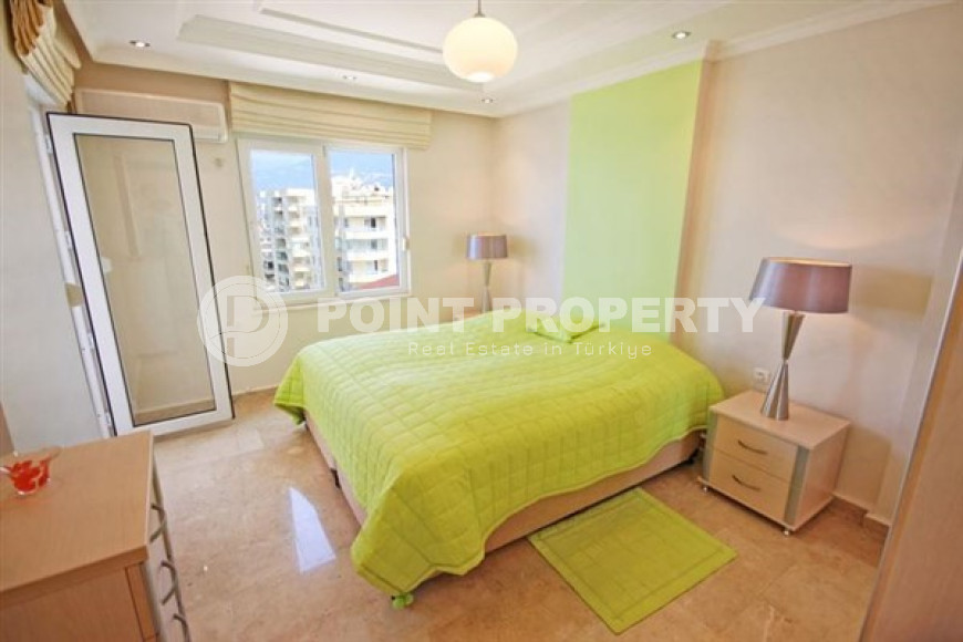 Пентхаус с тремя спальнями, 230м², с видом на Аланийскую крепость в центре района Тосмур, Алания-id-1640-фото-9