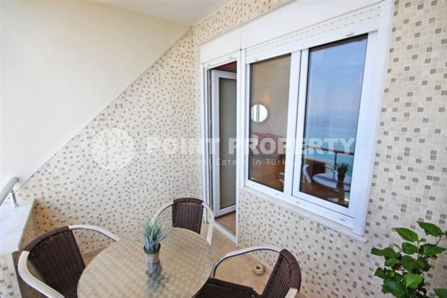 Пентхаус с тремя спальнями, 230м², с видом на Аланийскую крепость в центре района Тосмур, Алания-id-1640-фото-13