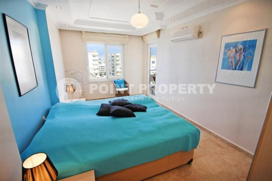 Пентхаус с тремя спальнями, 230м², с видом на Аланийскую крепость в центре района Тосмур, Алания-id-1640-фото-14