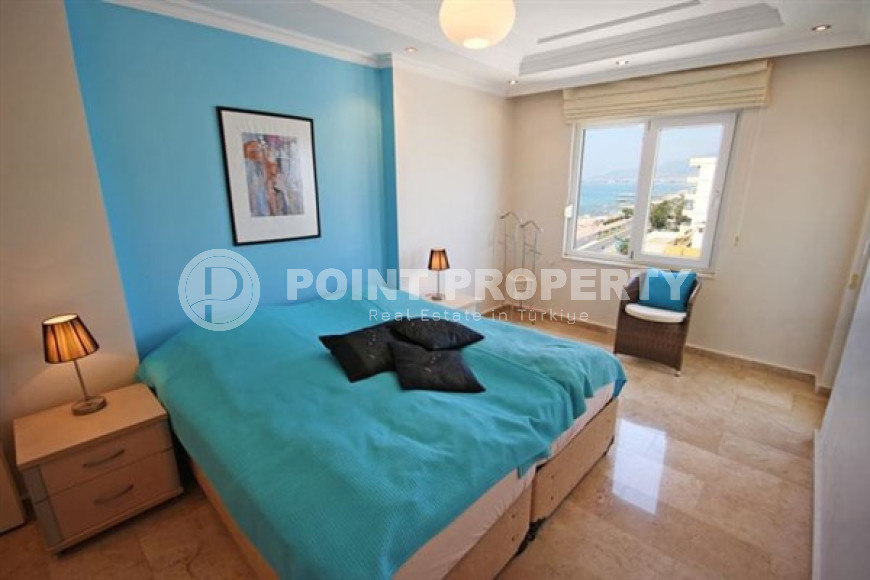 Пентхаус с тремя спальнями, 230м², с видом на Аланийскую крепость в центре района Тосмур, Алания-id-1640-фото-15