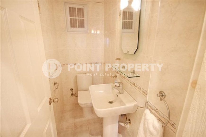 Пентхаус с тремя спальнями, 230м², с видом на Аланийскую крепость в центре района Тосмур, Алания-id-1640-фото-20