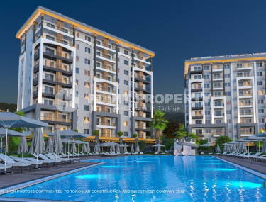 Apartments in a residential complex at the final stage of construction, in a picturesque area of Turkey - Avsallar-id-1005-photo-4