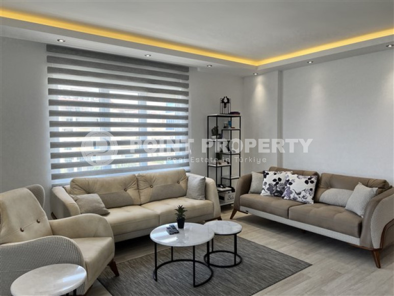 Stylish three-room apartment, 110m², with sea views in Avsallar area, Alanya, 900m from the sea-id-1641-photo-2