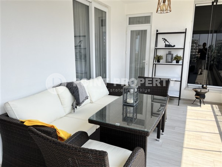 Stylish three-room apartment, 110m², with sea views in Avsallar area, Alanya, 900m from the sea-id-1641-photo-3
