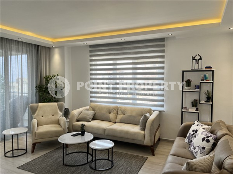 Stylish three-room apartment, 110m², with sea views in Avsallar area, Alanya, 900m from the sea-id-1641-photo-5
