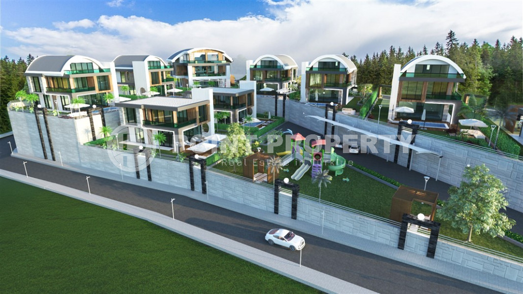 Last two villas in a new complex 600 m from the sea, Kargicak-id-1088-photo-11