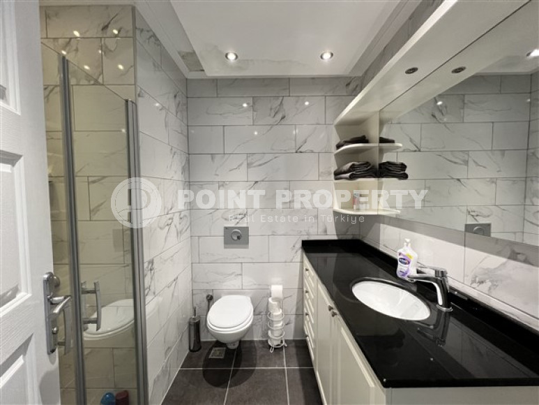 Stylish three-room apartment, 110m², with sea views in Avsallar area, Alanya, 900m from the sea-id-1641-photo-12