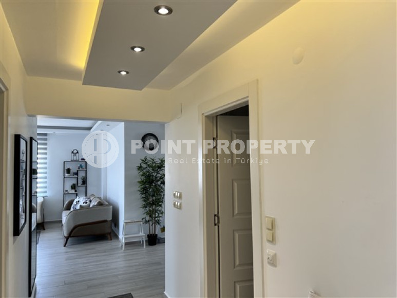 Stylish three-room apartment, 110m², with sea views in Avsallar area, Alanya, 900m from the sea-id-1641-photo-13