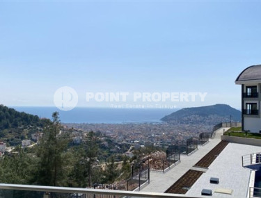 Luxurious three bedroom duplex, 225m², with stunning views in Alanya Tepe-id-1642-photo-1