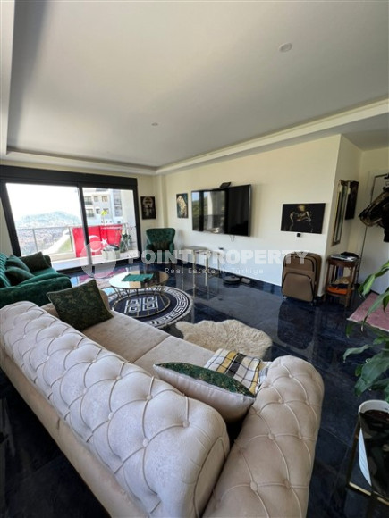 Фешенебельный дуплекс с тремя спалоьнями,225м², с потрясающими видами в районе Алании Тепе-id-1642-фото-3