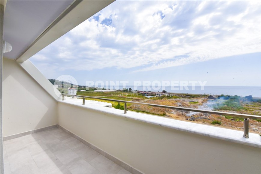 Продаётся дуплекс 2+1 с видом на море в районе Демирташ, Алания!-id-8206-фото-16