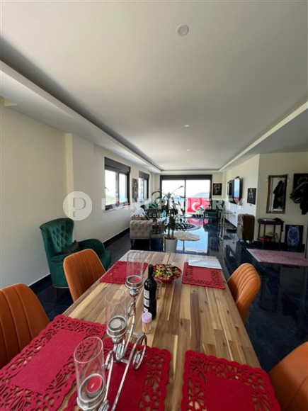 Фешенебельный дуплекс с тремя спалоьнями,225м², с потрясающими видами в районе Алании Тепе-id-1642-фото-9