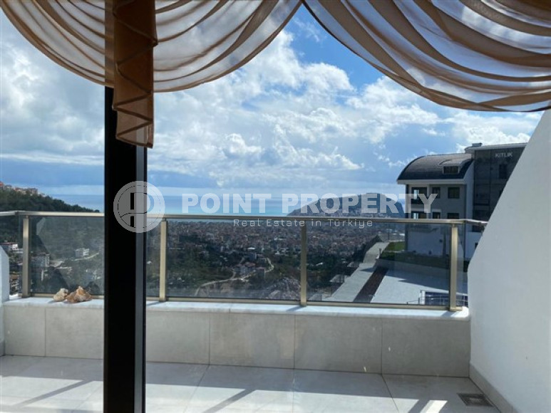 Фешенебельный дуплекс с тремя спалоьнями,225м², с потрясающими видами в районе Алании Тепе-id-1642-фото-13
