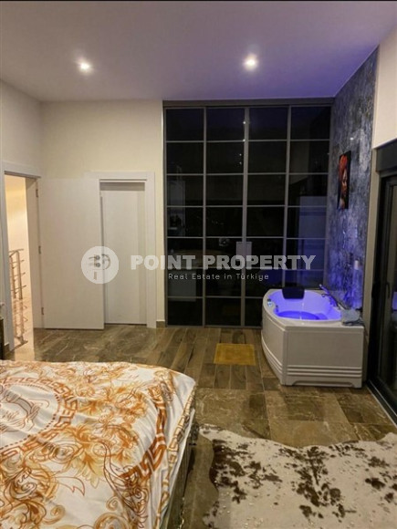 Фешенебельный дуплекс с тремя спалоьнями,225м², с потрясающими видами в районе Алании Тепе-id-1642-фото-26