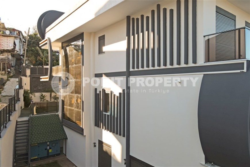 Фешенебельная четырехэтажная вилла, 515м², с частной инфраструктурой в Каргыджаке, в 1300м от моря-id-2155-фото-24