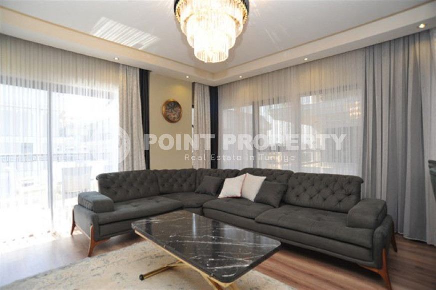 Просторные трехкомнатные апартаменты в новом элитном комплексе. 250 метров до моря. Район Каргыджак-id-1645-фото-3