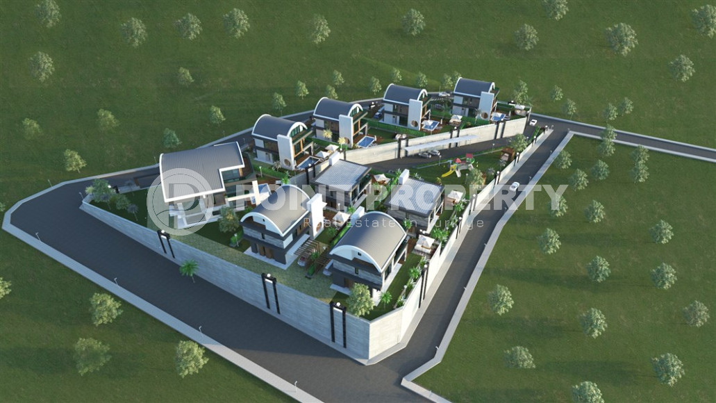 Last two villas in a new complex 600 m from the sea, Kargicak-id-1088-photo-20