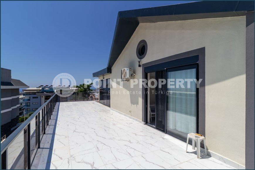 Роскошная вилла-дуплекс с террасой в живописном районе Каргыджак!-id-8239-фото-11