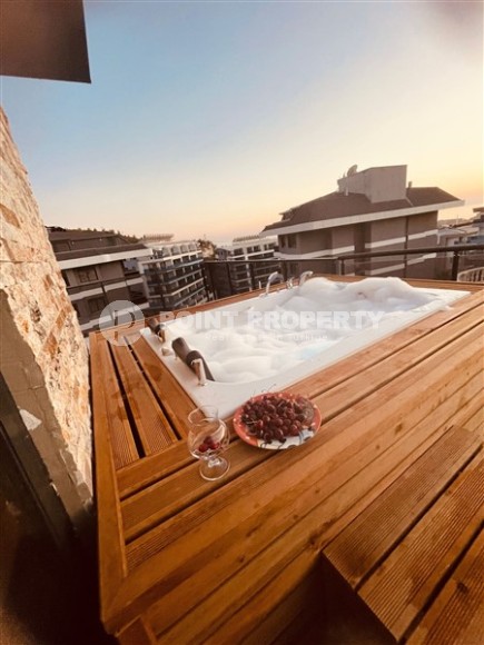 Роскошная вилла-дуплекс с террасой в живописном районе Каргыджак!-id-8239-фото-15