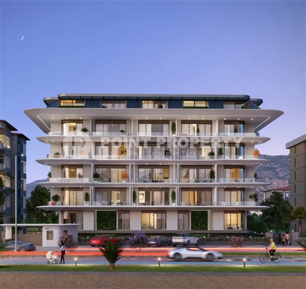 Apartments of different layouts in a complex on the seashore in the Kestel area, Alanya, from a construction company-id-1647-photo-2