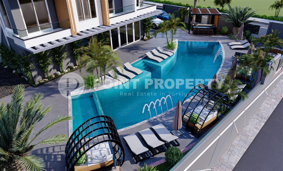 Квартиры на продажу в жилом комплексе на этапе строительства в районе Махмутлар, в 2500 метрах от моря. Беспроцентная рассрочка. 47- 100 м2.-id-1092-фото-1