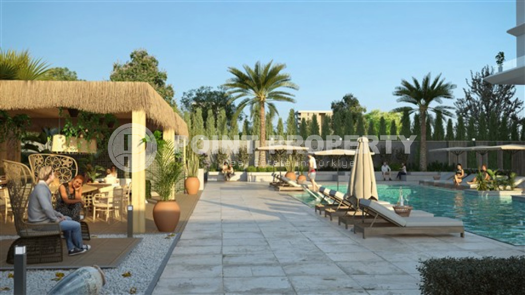 Apartments of different layouts in a complex on the seashore in the Kestel area, Alanya, from a construction company-id-1647-photo-12