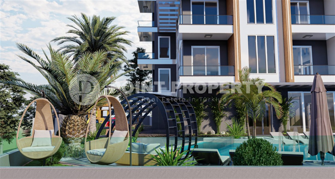 Квартиры на продажу в жилом комплексе на этапе строительства в районе Махмутлар, в 2500 метрах от моря. Беспроцентная рассрочка. 47- 100 м2.-id-1092-фото-2