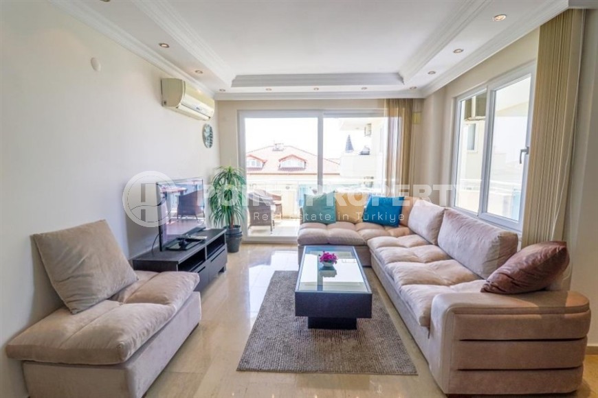 Шикарный дуплекс с садом недалеко от моря в Конаклы!-id-8247-фото-2