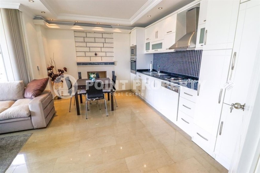 Шикарный дуплекс с садом недалеко от моря в Конаклы!-id-8247-фото-3