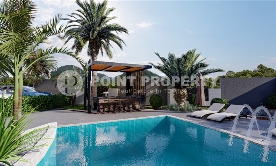 Квартиры на продажу в жилом комплексе на этапе строительства в районе Махмутлар, в 2500 метрах от моря. Беспроцентная рассрочка. 47- 100 м2.-id-1092-фото-3