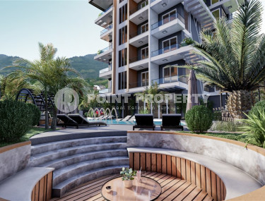 Apartments for sale in a residential complex under construction in the Mahmutlar area, 2500 meters from the sea. Interest-free installments. 47-100 m2.-id-1092-photo-4