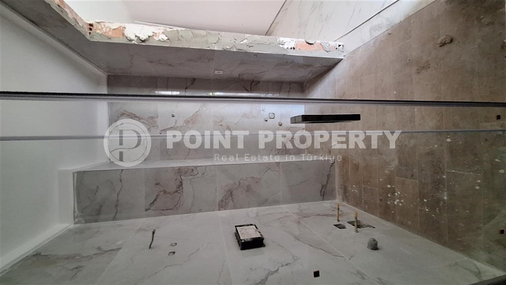 Двухкомнатные квартиры и квартиры-студии, 32-65м², в новом проекте с бассейном в центре Алании-id-2284-фото-13