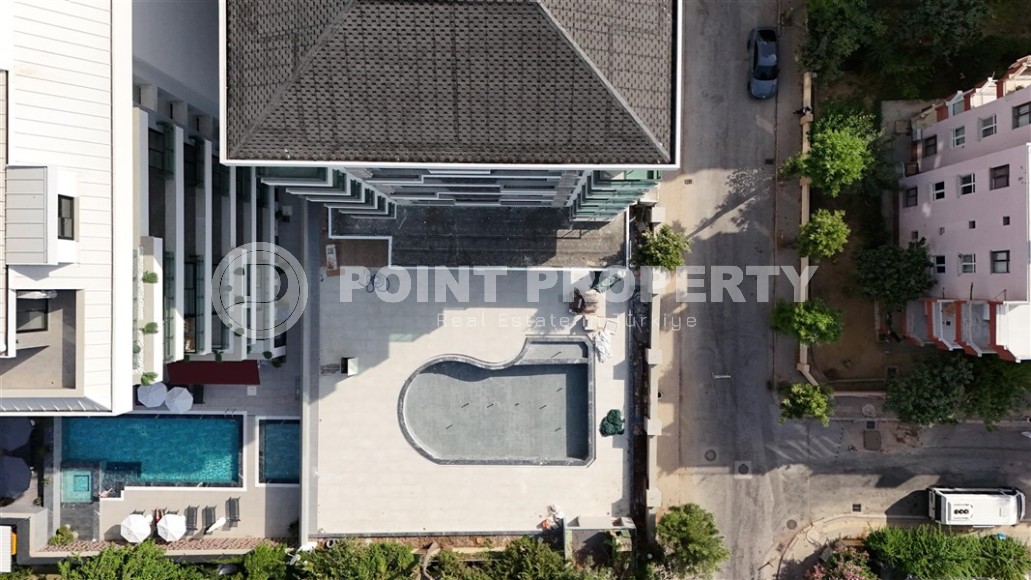 Двухкомнатные квартиры и квартиры-студии, 32-65м², в новом проекте с бассейном в центре Алании-id-2284-фото-22